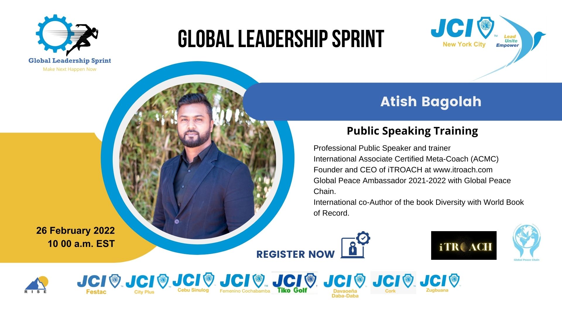 Global Leadership Sprint  Session 2 Public Speaking Training